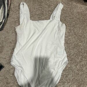 White body suit tank